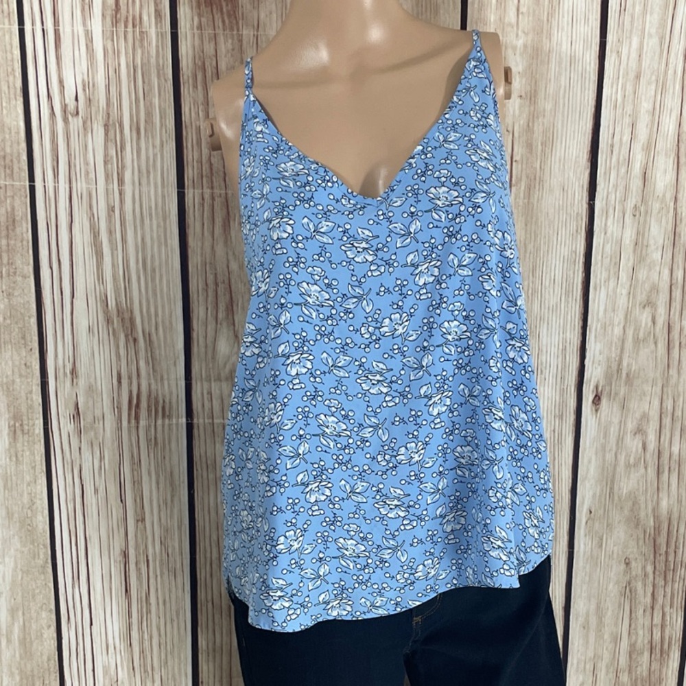 LOFT Blue Floral Cami